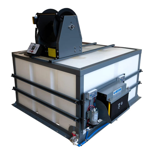 Pure Freedom Flat Van Mounted Systems - Single Operator Van Systems Coated Steel / 650 Litre / DI