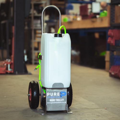 Pure Freedom Nano Trolley - 25 Litre Trolleys Stainless Steel / Without Remote