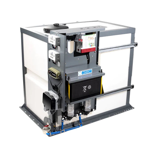 Pure Freedom Upright Van Mounted Systems - Single Operator Van Systems Coated Steel / 350 Litre / Delivery