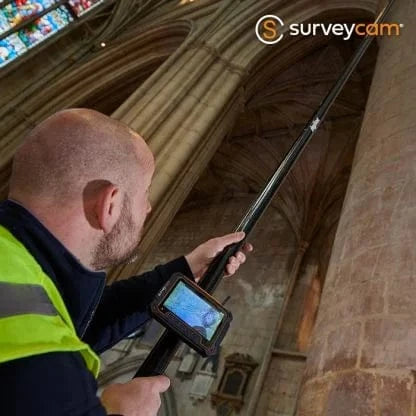 skyVac™ SurveyCam Recordable Camera System Gutter Cleaning