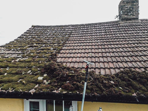 skyVac™ skyScraper Head & Blades Roof Cleaning