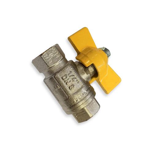 Female to Female 1/4" Threaded Brass Tap Valve Water Fed Fittings