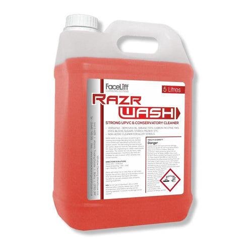 FaceLift® RazrWash uPVC Cleaner Soap 5 Litre Twin Pack