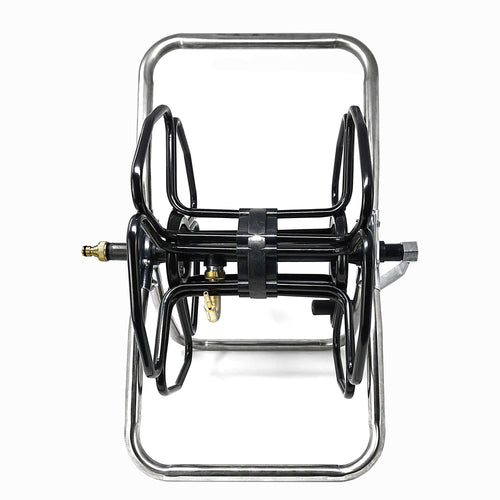 Stainless Steel Freestanding Hose Reel Hose Reels BUILT Reel / Reel ONLY