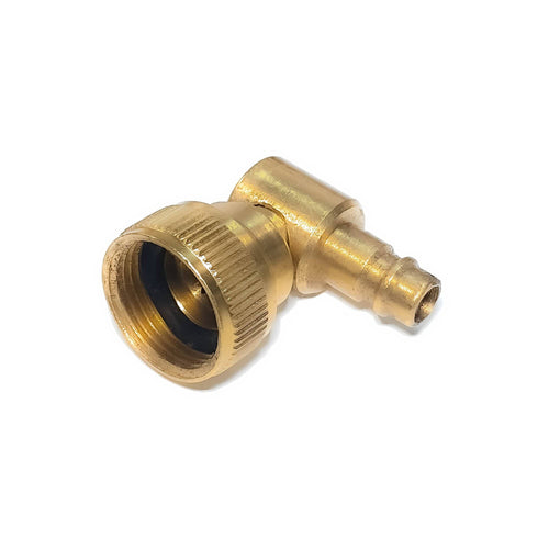 Brass 90° Series 26 Male to 3/4" Threaded Swivel Connector Hose Accessories