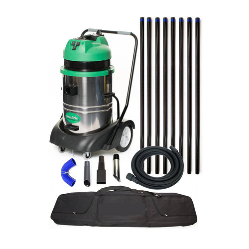 GutterSucker™ Pro System Gutter Cleaning 8 Pole - 40ft