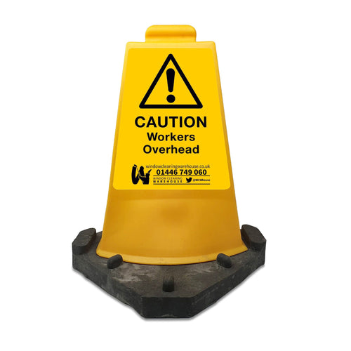 Safety Hazard Cones Hazard Signs Workers Overhead