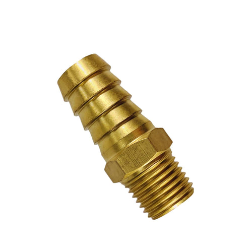 Brass Hose Tail Threaded Connectors Hose Accessories 12mm