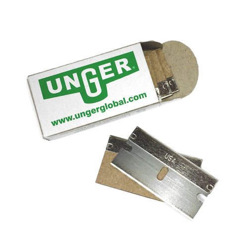 Unger ErgoTec® Safety Scraper Blades 1.5"/4cm - Bulk Packs Scrapers