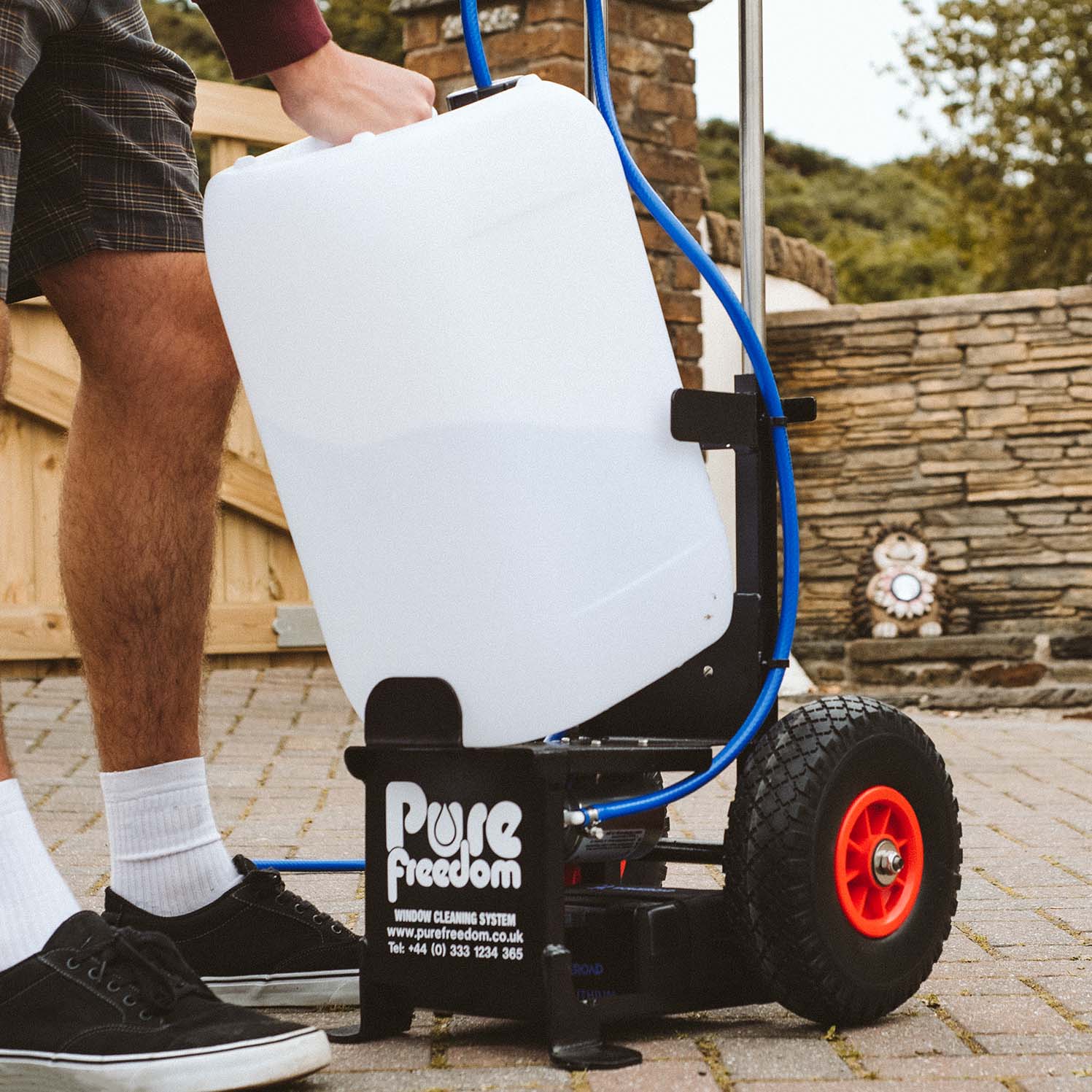 Pure Freedom Nano Window Cleaning Trolley Professional