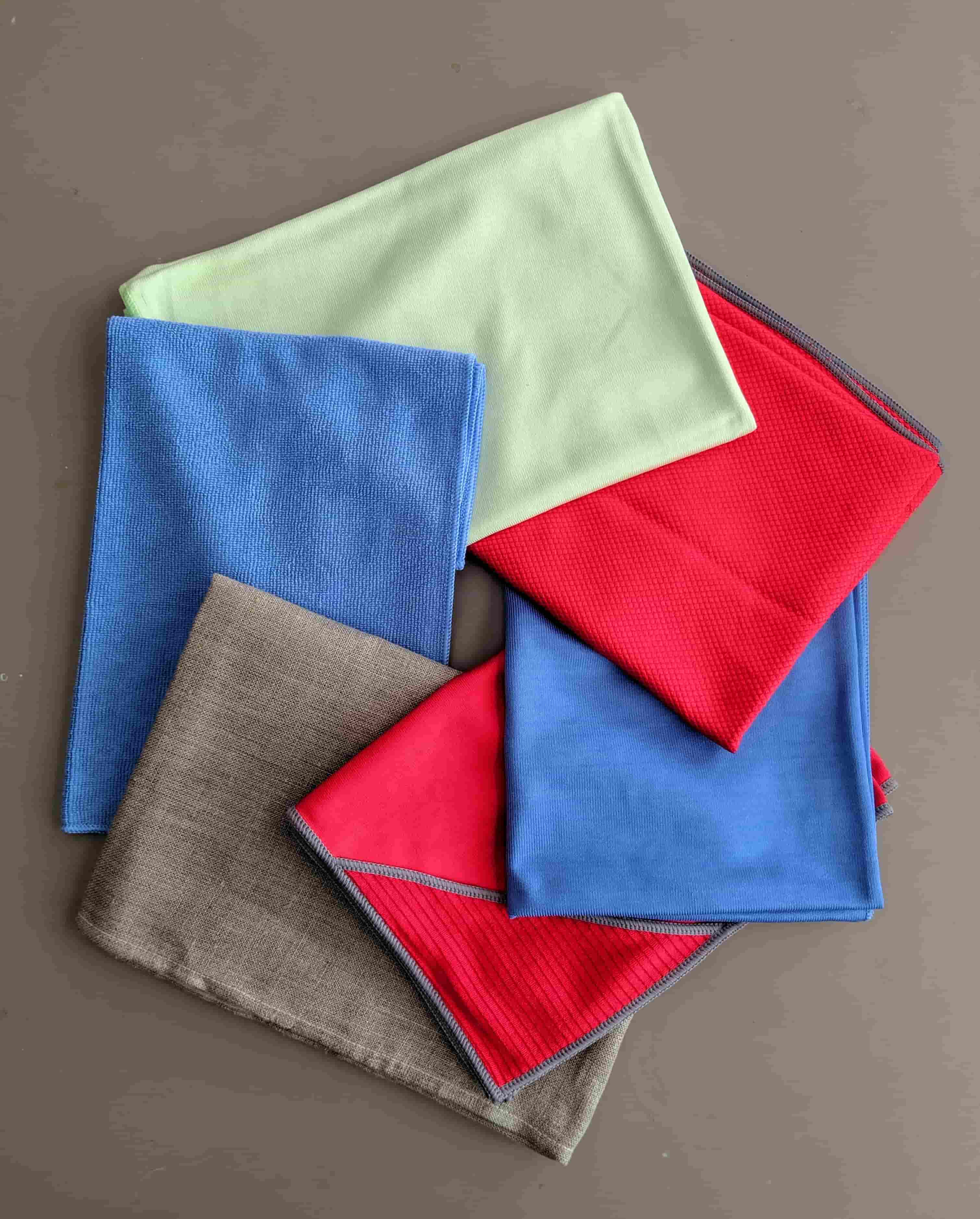 microfibre window cleaning cloths