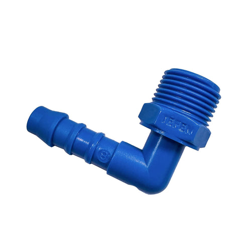 Nylon 8mm Hosetail Elbow To 3/8" Male Thread Connector Filters and Membranes