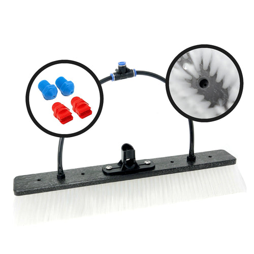 FaceLift® Phantom DuPont Dual Trim Brush - 16" Brush Heads 2 Jets / Phantom Precision Clip