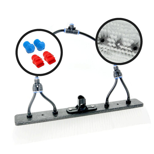 FaceLift® Phantom DuPont Dual Trim Brush - 16" Brush Heads 4 Jets / Phantom Precision Clip