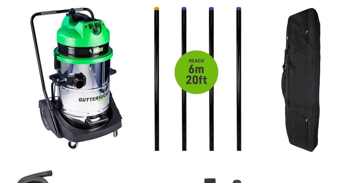 GutterSucker Pro Gutter Vacuum | Gutter Cleaning Equipment - Window ...