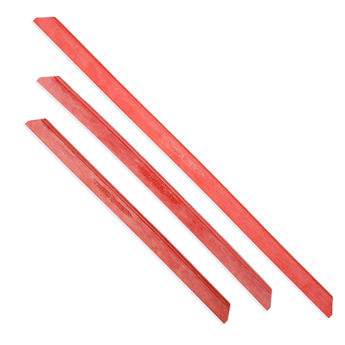 FaceLift® RazrBlade Liquidator® Cut Red Rubber Squeegee Rubbers