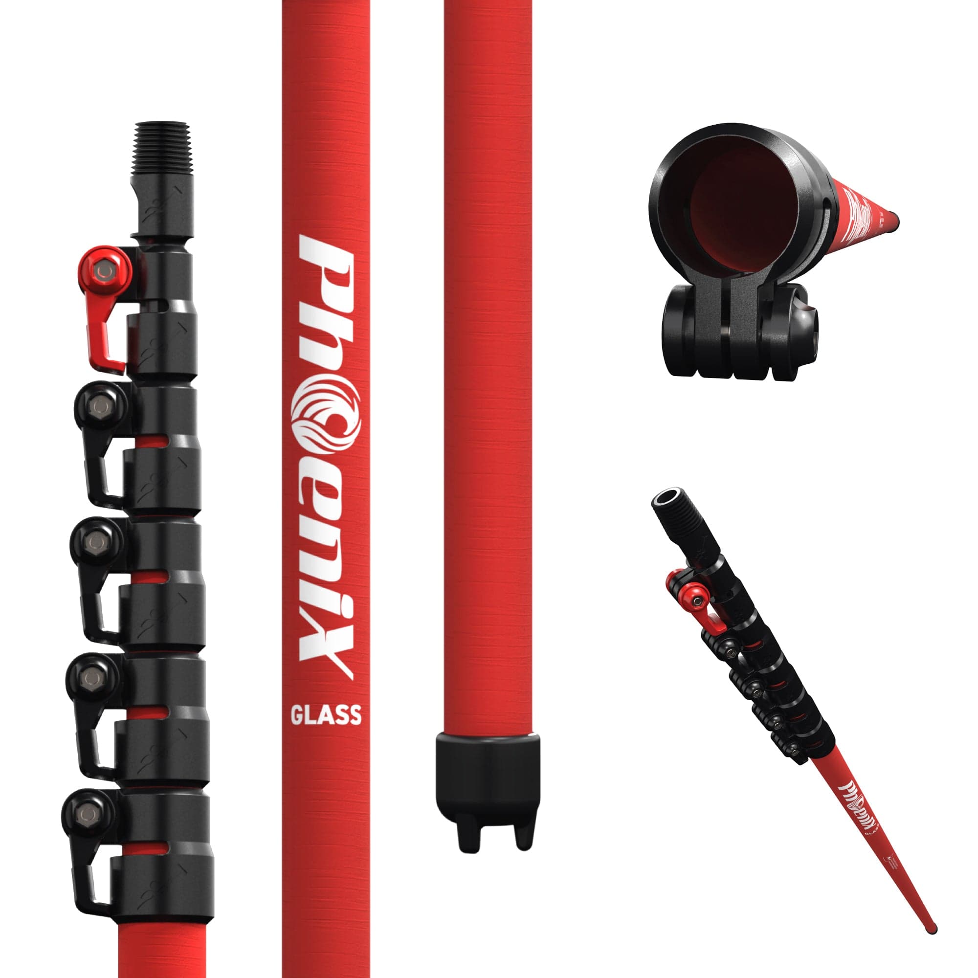 FAB 屈性回避/Quickdodge Flexors PEN 英語版 FaceLift® Phoenix MkII 'S' Glass Fibre | Water Fed Poles - Window