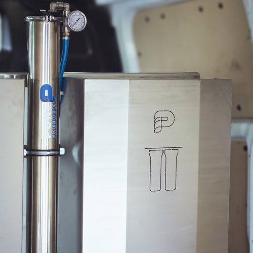 Pure Freedom Upright Van Mounted Systems - Double Operator Van Systems Stainless Steel / 350 Litre / Delivery