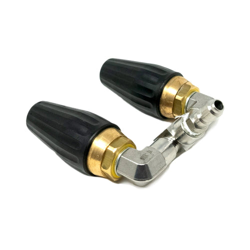 Roof Cleaning Attachment with Twin Turbo Jet Nozzles