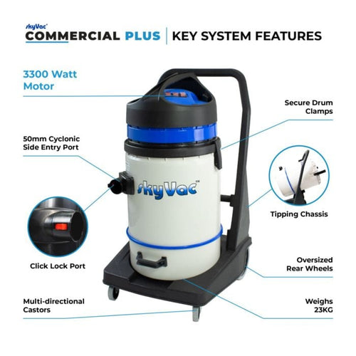 skyVac™ Commercial 75 Plus - Vacuum Only Gutter Cleaning