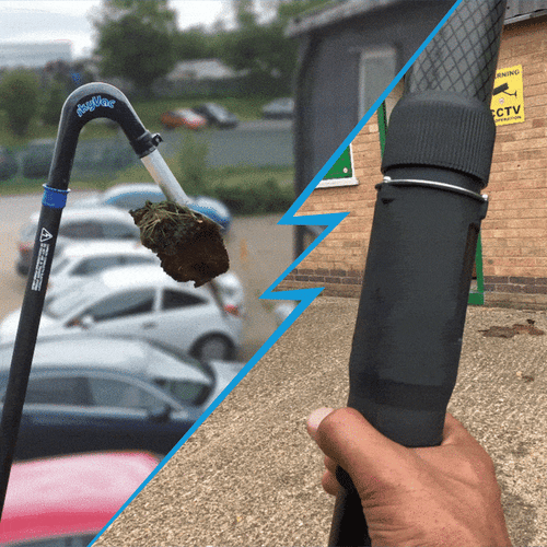 skyVac™ Nitro Bundle 6 Pole Gutter Cleaning