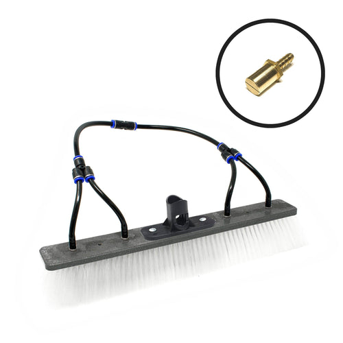 FaceLift® Phantom DuPont® Dual Trim Brush - 16" Brush Heads 4 Fan Jets / Phantom Precision Clip