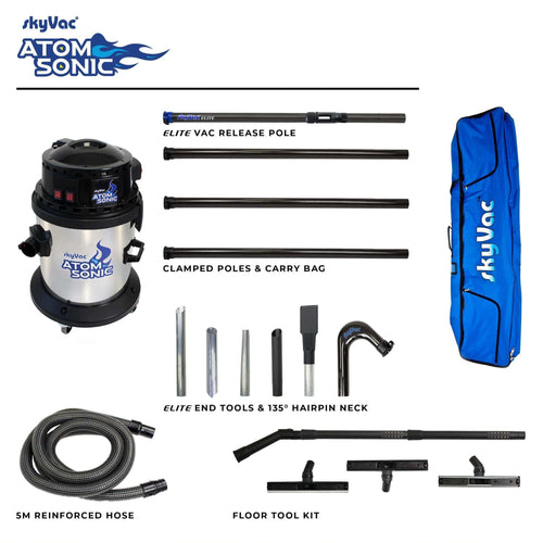 skyVac™ Atom Sonic Bundle Gutter Cleaning