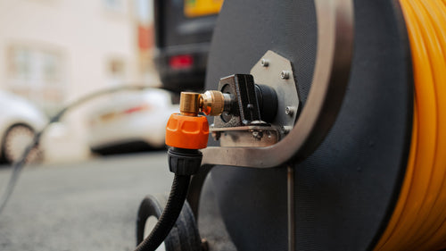 Pure Freedom Professional Wheeled Hose Reels - Stainless Steel Hose Reels