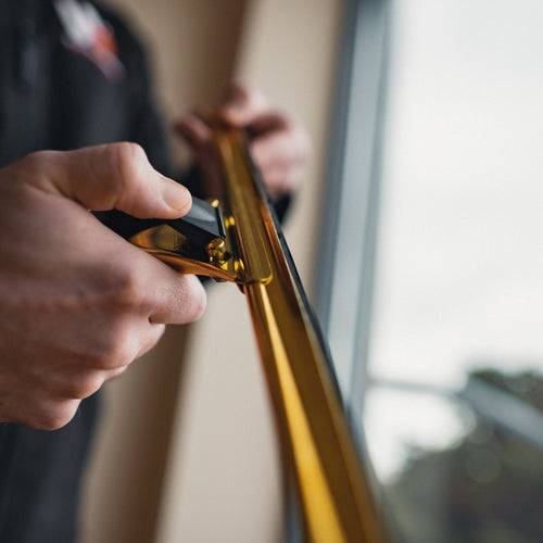 Ettore® QR Brass Handle Squeegee Handles