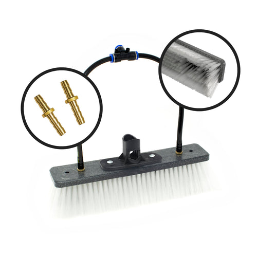 FaceLift® Phantom DuPont® Dual Trim Brush - 11" Brush Heads 2 Pencil Jets / DuPont® NYLON / Phantom Precision Clip