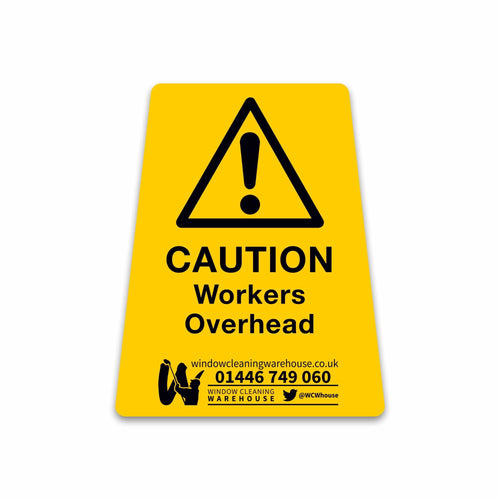 Hazard Cone Stickers Hazard Signs Workers Overhead