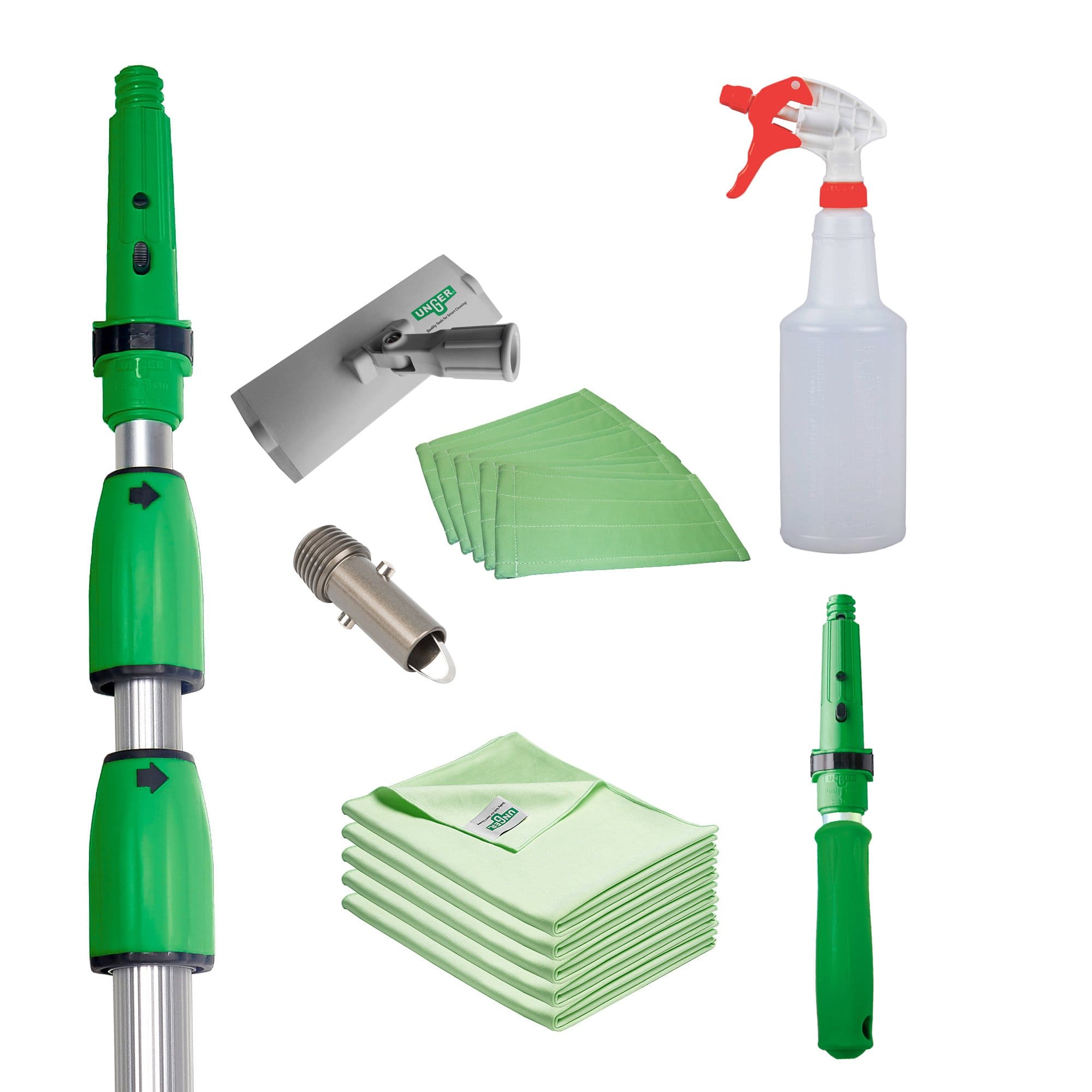 Complete Window Cleaning Kit Unger Indoor Window Cleaning Kit | Window Cleaning Kits - Window ...